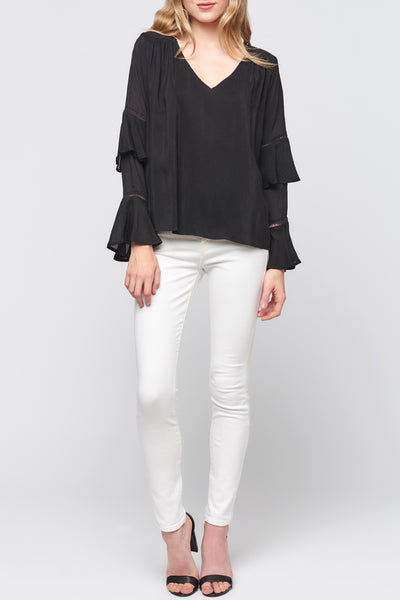 トップス leinwande Patchwork Ruffled Hem Top Zara | Tops | Zara Ruffled Patchwork Top Limited Edition Nwt