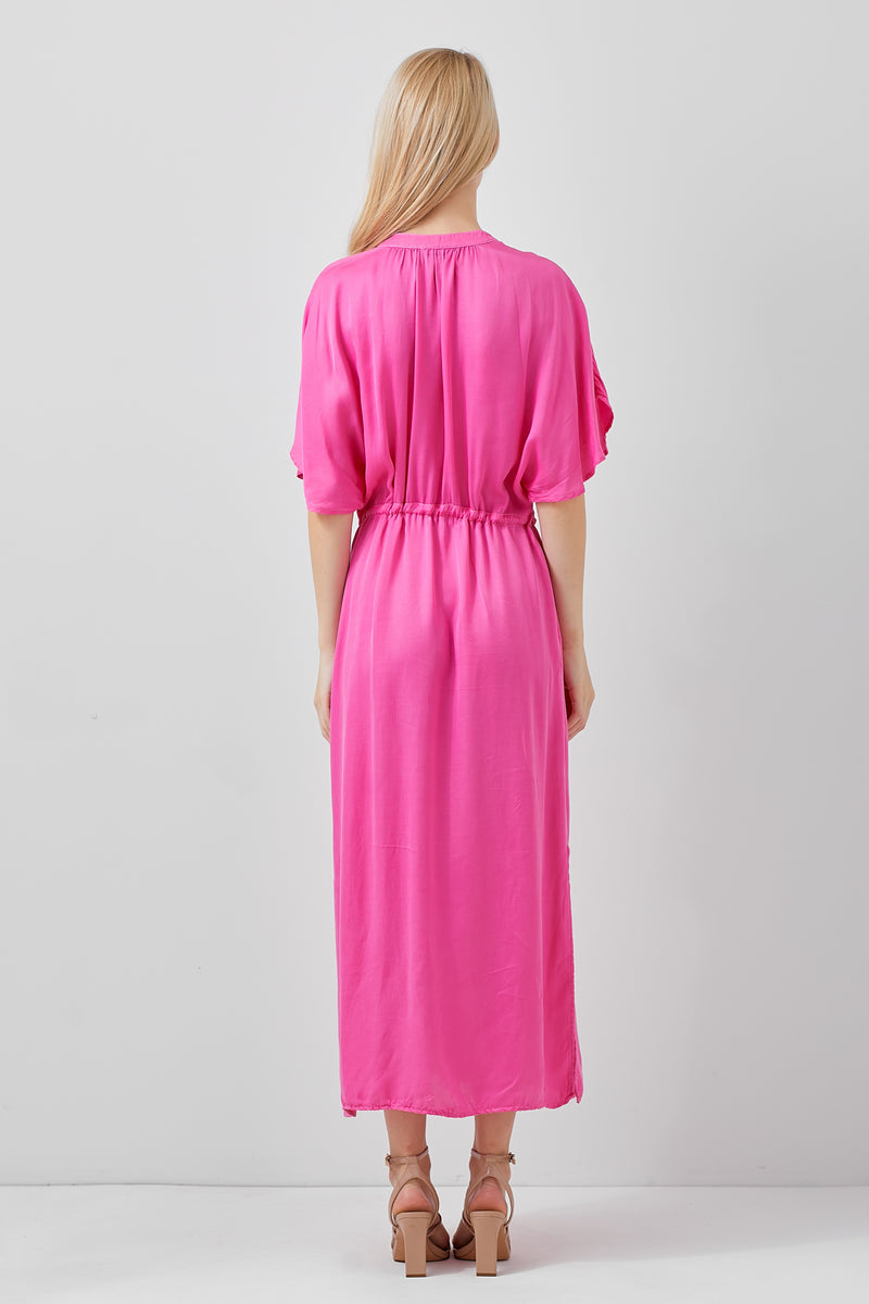 Dolman-Sleeve Maxi Dress