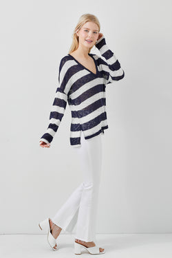 Long Sleeve V NecK  Top