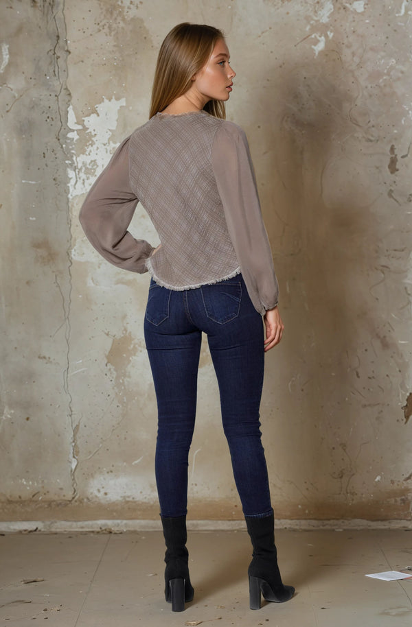 Long Sleeve Blossom Top