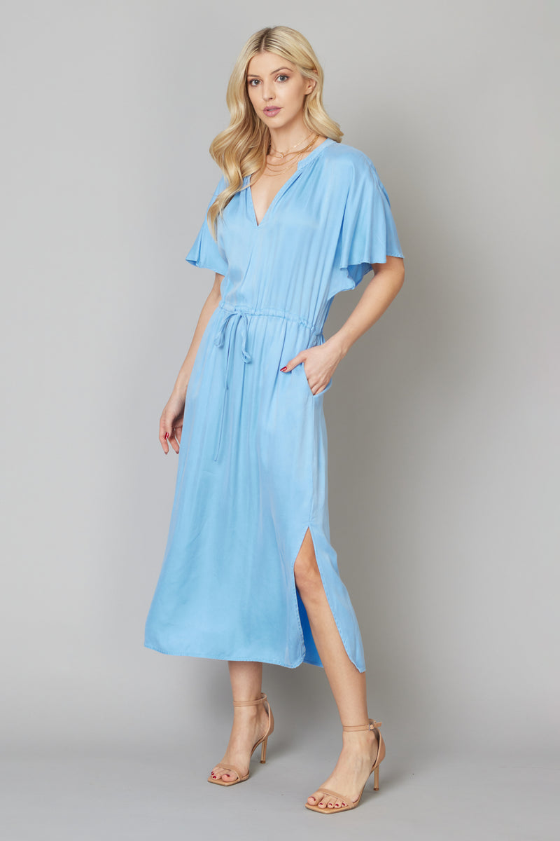 Dolman-Sleeve Maxi Dress