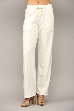 Drawstring Flare Pants