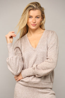 V-Neck Long Sleeve Sweater