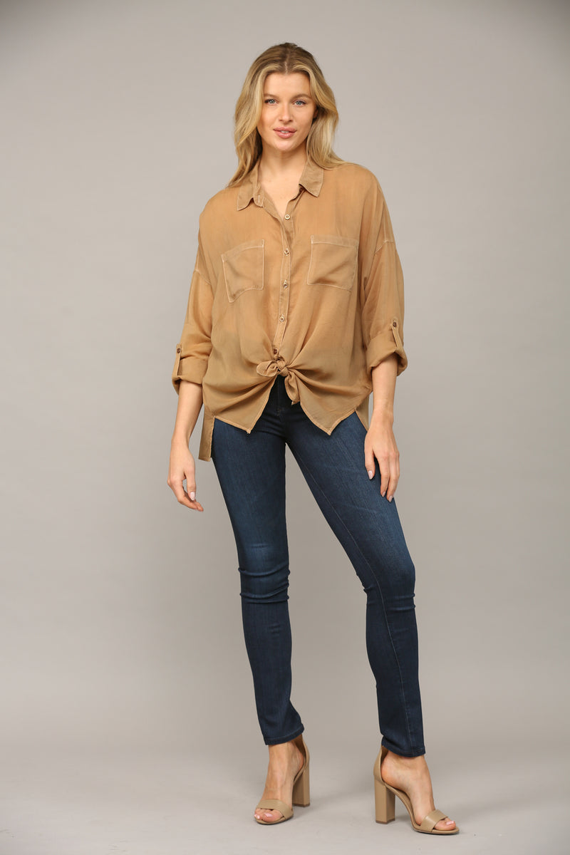 Cargo Pocket Top