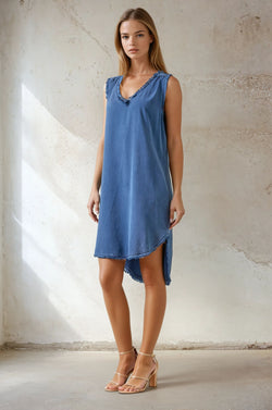 Raw Edge -Tank Dress