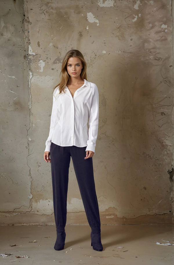 Tencel Mixed Media Top