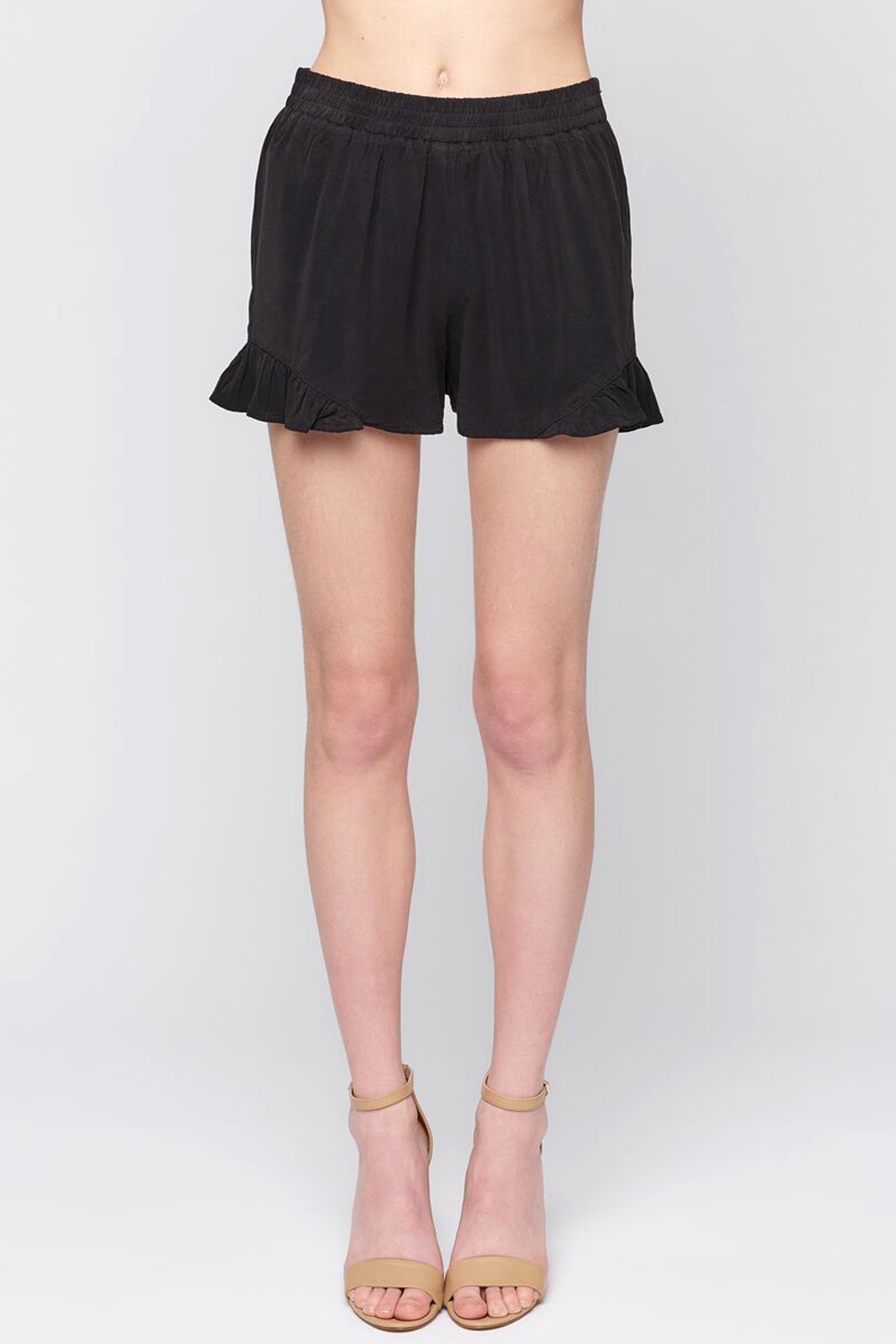 Tencel Ruffle Shorts – Maven West Clothing