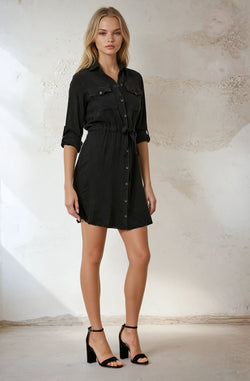 maven mini dress Maven Basque-Waist Mini Dress