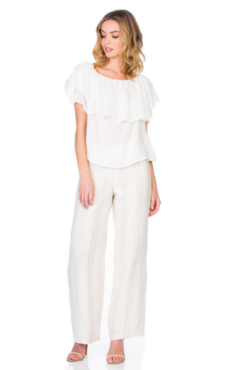 Linen Wide Leg Pants