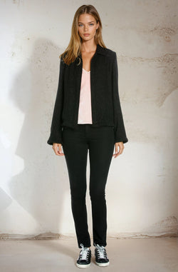 Date Night Fringe Shirt Jacket