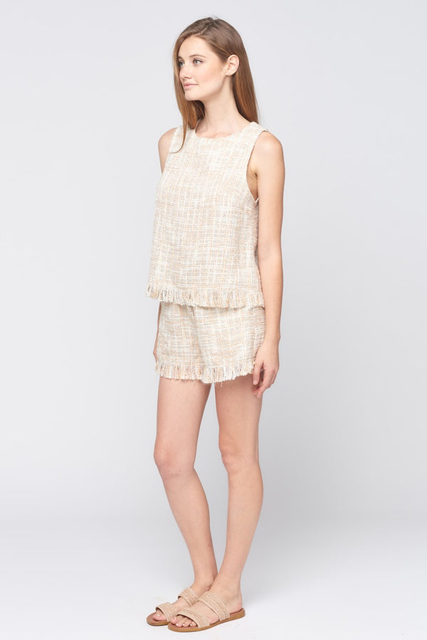 Chanel Fringe Tank Top