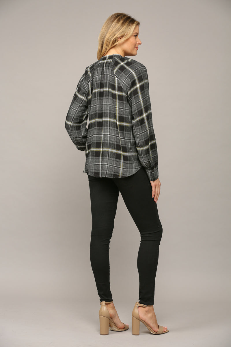 Mandarin Collar Button Down shirt