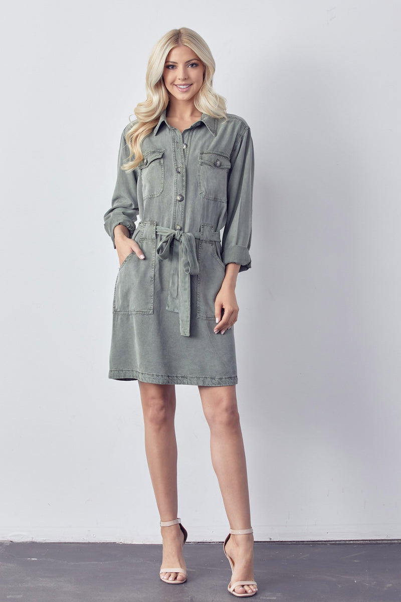 Cargo Pocket Dress