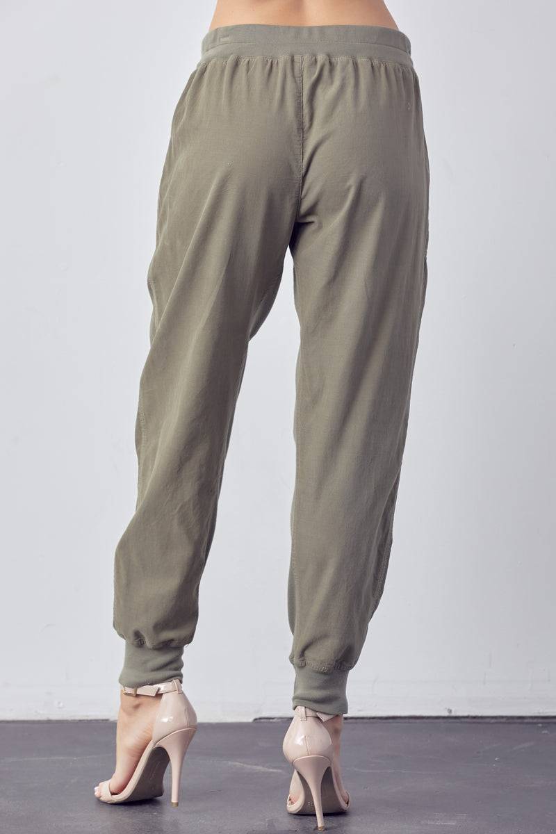 Draw String Cargo Pocket Jogger