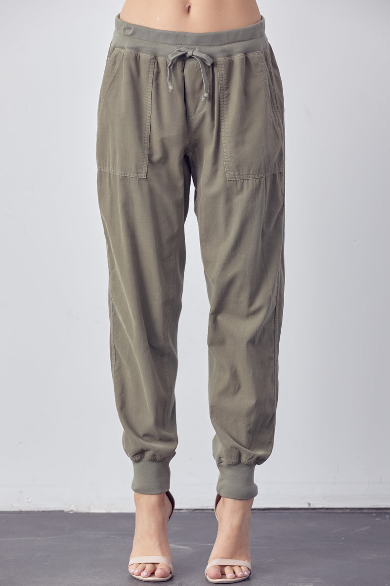 Draw String Cargo Pocket Jogger