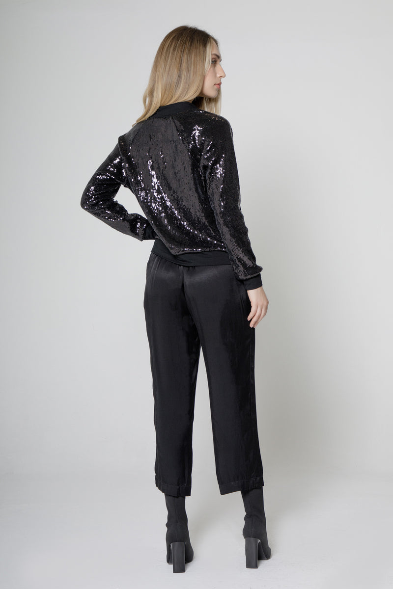 Sequins Bomber Jacket