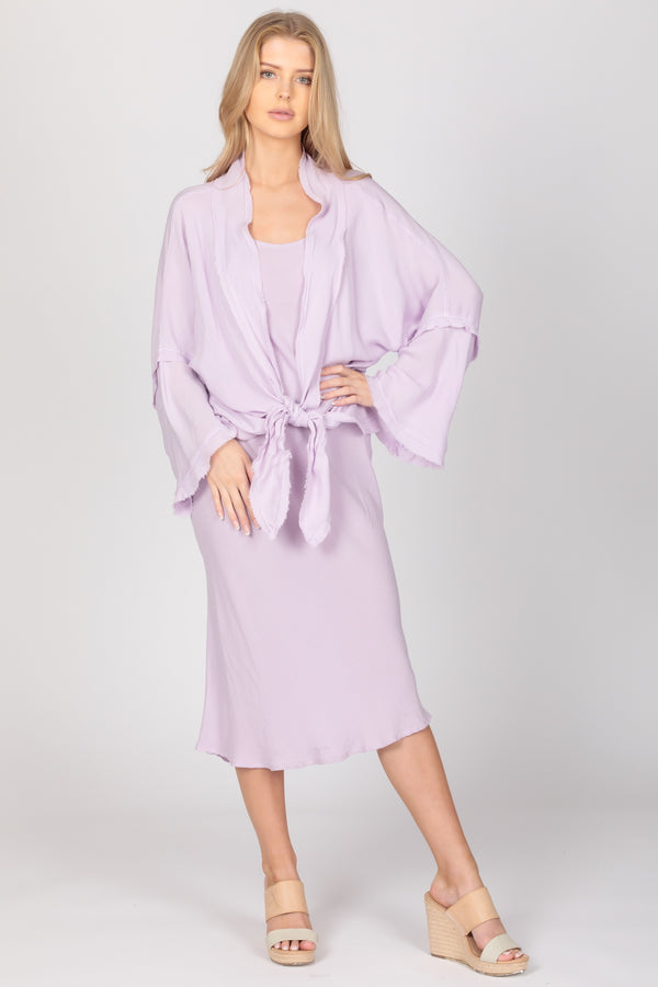 Summer Tie Front Cardigan
