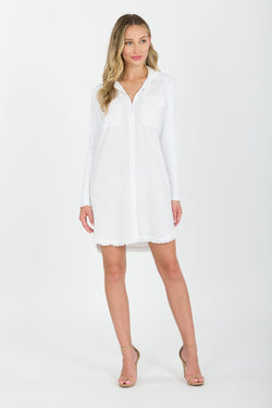 Long Sleeve Button Down Dress