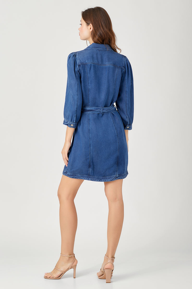 Long Sleeve Denim Dress