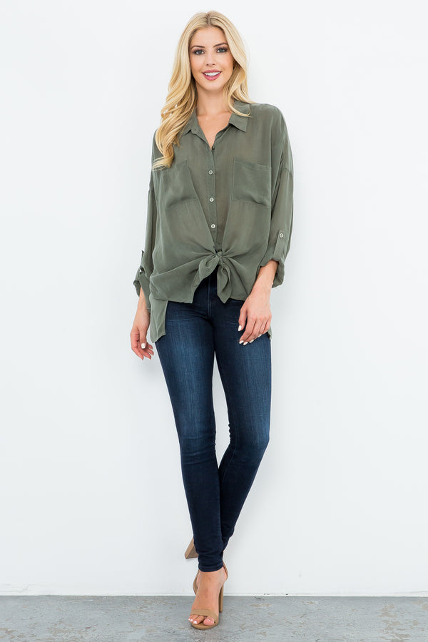 Cargo Pocket Top