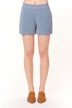 Elastic Waist Tencel Shorts