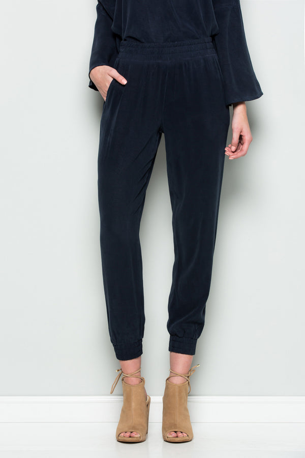 Elastic Wistband Cuffed Joggers