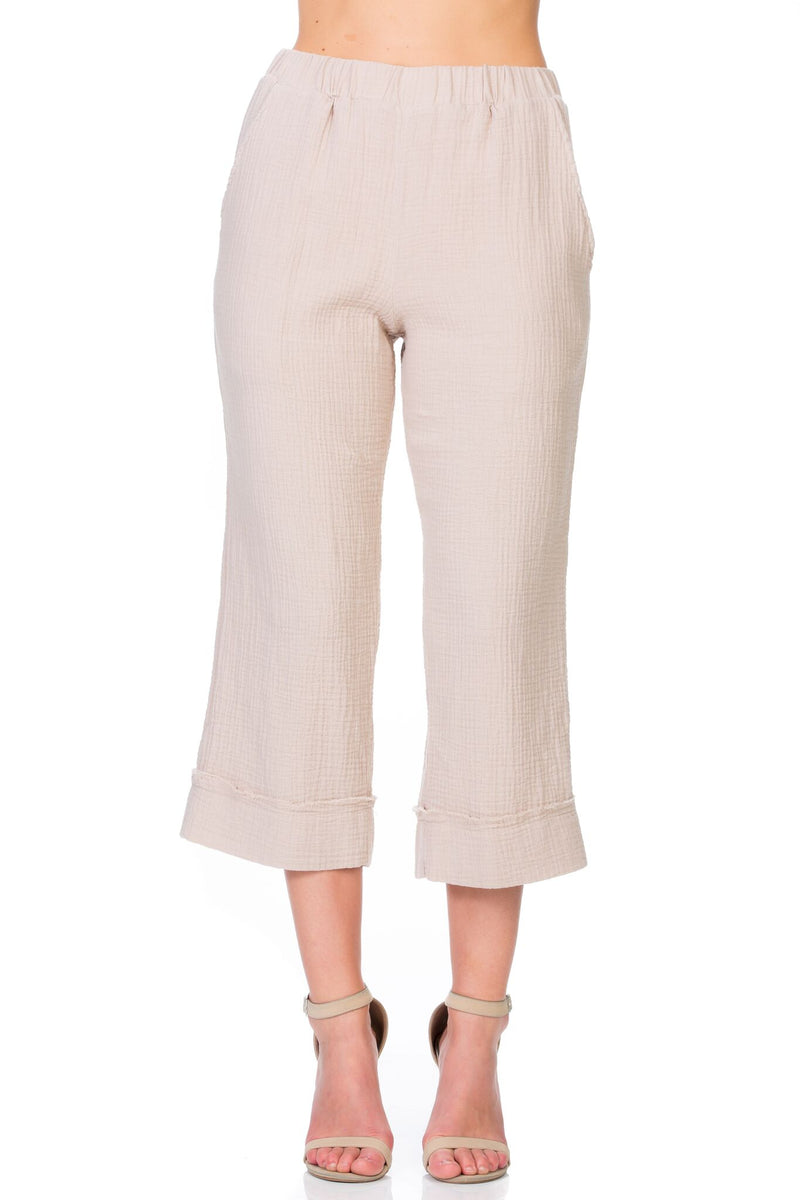 Flare Capri Pants