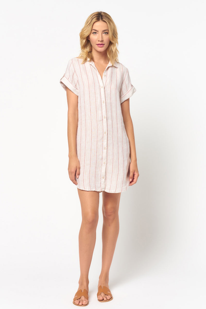 Short Sleeve Shirt Dress