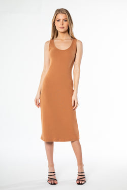 Sleeveless Body Con Dress