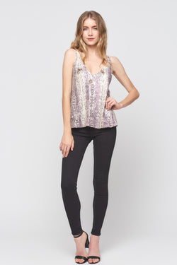 Python Sequin Tank Top