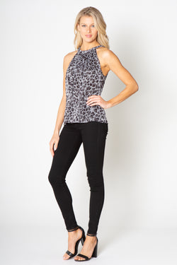 SLEEVESS TIE BACK TOP